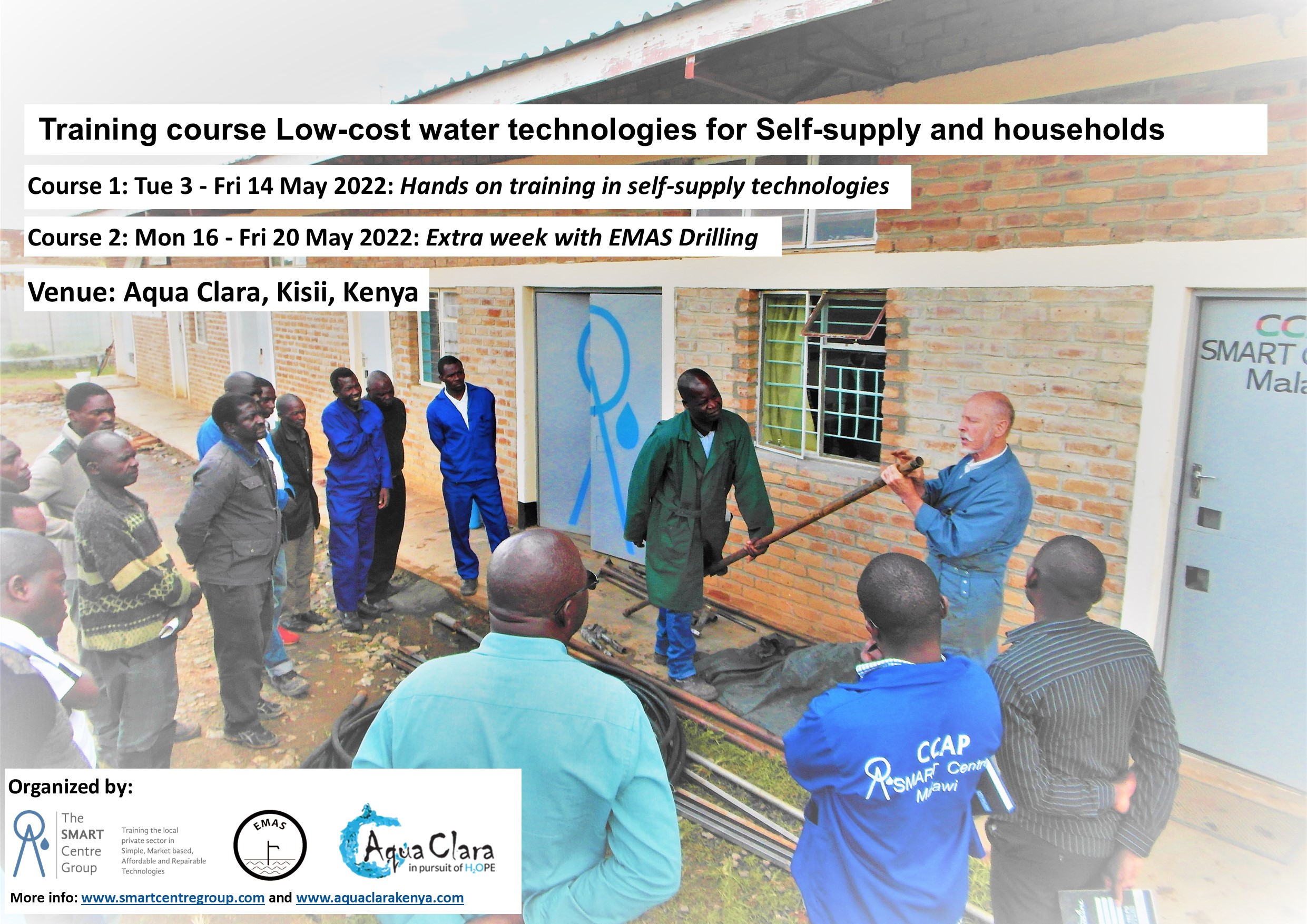 Training course in Kenya in low cost water technologies for Self-supply /households